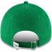 Women's Philadelphia Eagles New Era Kelly Green Throwback Core Classic 9TWENTY Adjustable Hat 3070435